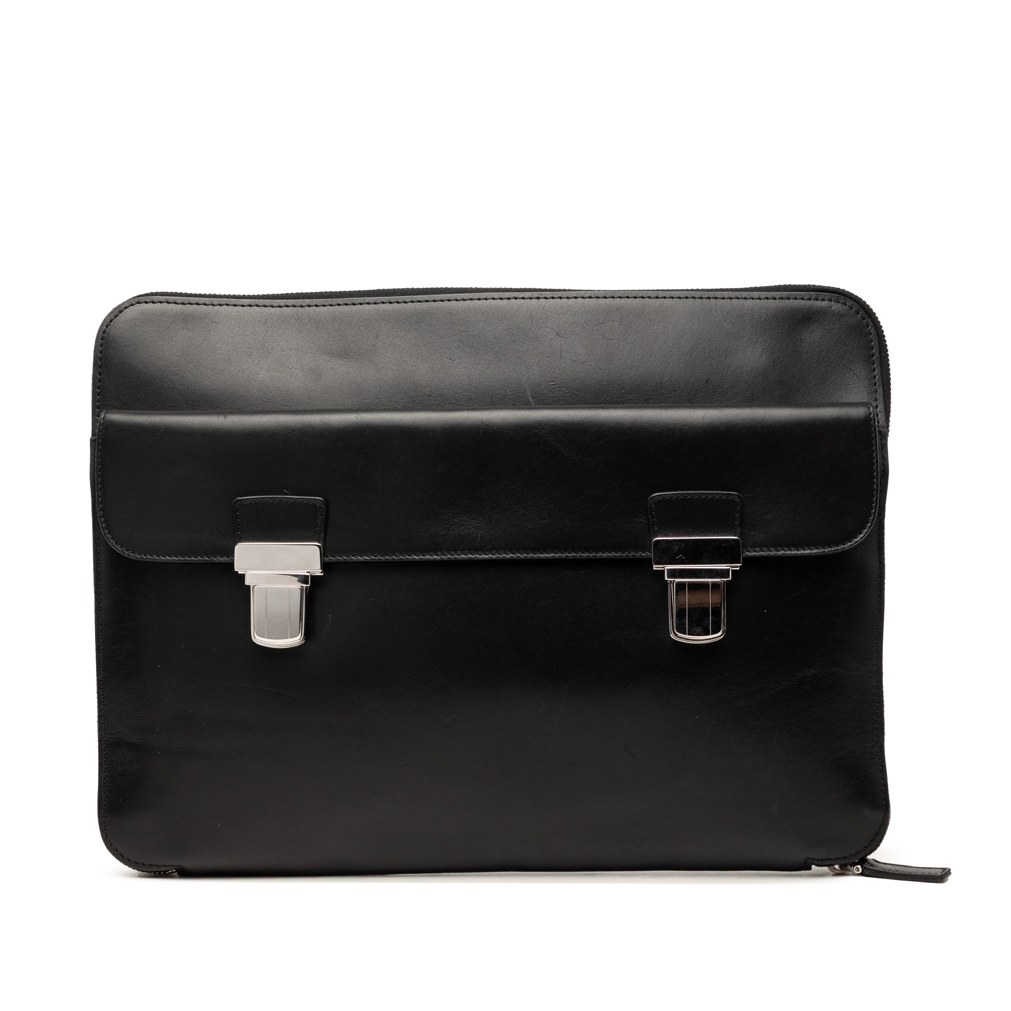 Pre-Loved Saint Laurent Leather Clutch